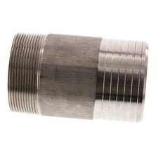 75 mm (3'') & R2-1/2'' Edelstahl 1.4571 Schlauchbolzen Außengewinde 120mm