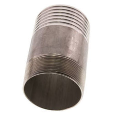 75 mm (3'') & R2-1/2'' Edelstahl 1.4571 Schlauchbolzen Außengewinde 120mm