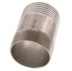 90 mm (3-1/2'') & R3'' Edelstahl 1.4571 Schlauchbolzen Außengewinde 120mm