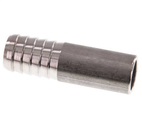 19 mm (3/4'') & 21,3 mm (1/2'') Edelstahl 1.4571 Schlauchbolzen Schweißende 70mm