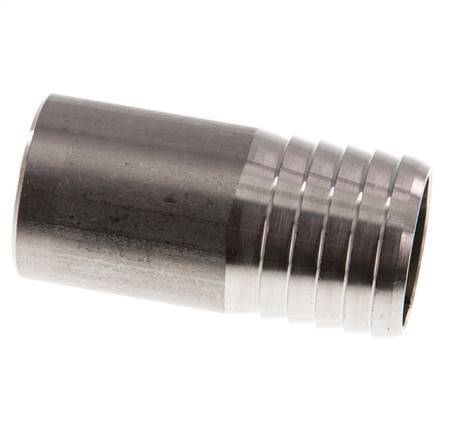 32 mm (1-1/4'') & 33.7 mm (1'') Stainless Steel 1.4571 Hose Barb Welding End 70mm