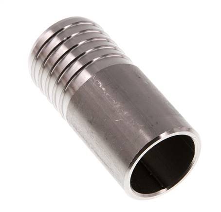 32 mm (1-1/4'') & 33,7 mm (1'') Edelstahl 1.4571 Schlauchbolzen Schweißende 70mm