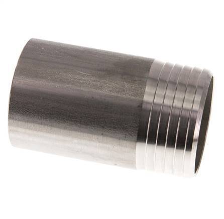 60 mm & 60,3 mm (2'') Edelstahl 1.4571 Schlauchbolzen Schweißende 100mm