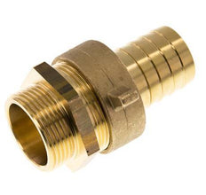 32 mm (1-1/4'') & G1-1/4'' Messing-Schlauchbolzen männlich-konische Dichtung NBR Flügelmutter
