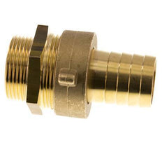 32 mm (1-1/4'') & G1-1/4'' Messing-Schlauchbolzen männlich-konische Dichtung NBR Flügelmutter