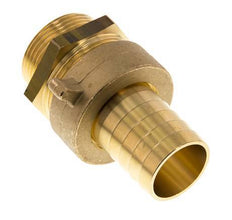 32 mm (1-1/4'') & G1-1/4'' Messing-Schlauchbolzen männlich-konische Dichtung NBR Flügelmutter