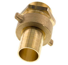 32 mm (1-1/4'') & G1-1/4'' Messing-Schlauchbolzen männlich-konische Dichtung NBR Flügelmutter
