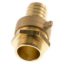 32 mm (1-1/4'') & G1-1/4'' Messing-Schlauchbolzen männlich-konische Dichtung NBR Flügelmutter