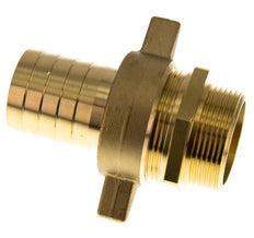 38 mm (1-1/2'') & G1-1/2'' Messing-Schlauchbolzen mit konischer Dichtung NBR Flügelmutter