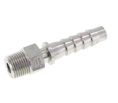 13x25 mm & R1/2'' verzinkte Stahlschlauchsäule mit Außengewinde DIN EN 14423