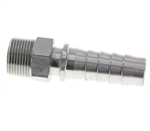 19x33 mm & R3/4'' verzinkte Stahlschlauchsäule mit Außengewinde DIN EN 14423