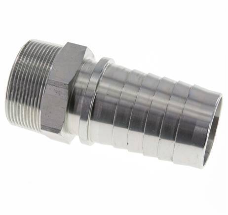50x68 mm & R2'' zink plated Steel Hose Pillar with Male Threads DIN EN 14423
