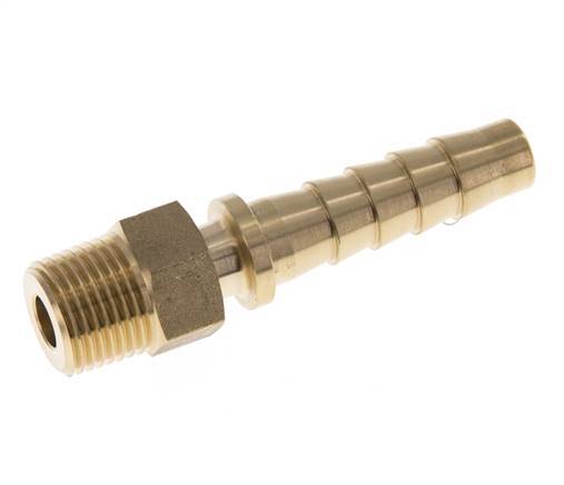 13x25 mm & R1/2'' Messing-Schlauchsäule mit Außengewinde DIN EN 14423