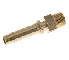 13x25 mm & R1/2'' Messing-Schlauchsäule mit Außengewinde DIN EN 14423