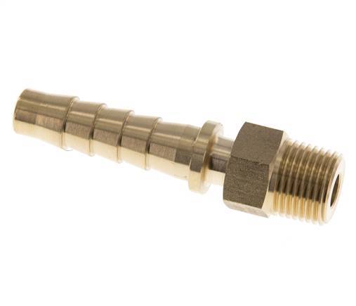 13x25 mm & R1/2'' Messing-Schlauchsäule mit Außengewinde DIN EN 14423