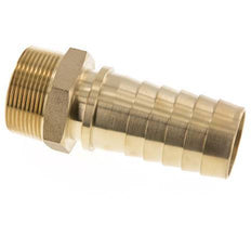 38x54 mm & R1-1/2'' Messing-Schlauchsäule mit Außengewinde DIN EN 14423
