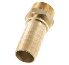 38x54 mm & R1-1/2'' Messing-Schlauchsäule mit Außengewinde DIN EN 14423