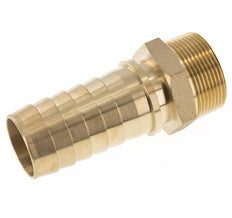 38x54 mm & R1-1/2'' Messing-Schlauchsäule mit Außengewinde DIN EN 14423
