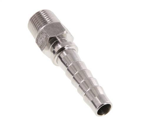 13x25 mm & R1/2'' Edelstahl 1.4301 Schlauchsäule mit Außengewinde DIN EN 14423