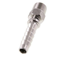13x25 mm & R1/2'' Edelstahl 1.4301 Schlauchsäule mit Außengewinde DIN EN 14423
