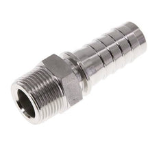 25x40 mm & R1'' Edelstahl 1.4301 Schlauchsäule mit Außengewinde DIN EN 14423