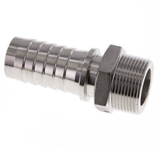 32x48 mm & R1-1/4'' Edelstahl 1.4301 Schlauchsäule mit Außengewinde DIN EN 14423