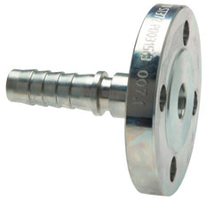 32x48 mm Verzinkter Stahl Schlauchtülle Mit Flansch PN 10/16 DIN EN 14423 / DIN 2826