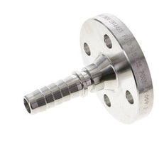 19x33 mm Stainless Steel 1.4401 Hose Pillar with Flange PN 10/16/25/40 DIN EN 14423 / DIN 2826