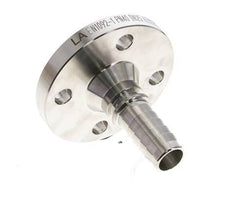 25x40 mm Stainless Steel 1.4401 Hose Pillar with Flange PN 10/16/25/40 DIN EN 14423 / DIN 2826