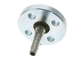 13x25 mm verzinkte Stahlschlauchsäule mit drehbarem Flansch PN 10/16/25/40 DIN EN 14423 / DIN 2826