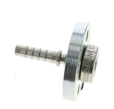 13x25 mm verzinkte Stahlschlauchsäule mit drehbarem Flansch PN 10/16/25/40 DIN EN 14423 / DIN 2826