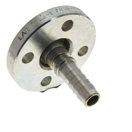 19x33 mm zink plated Steel Hose Pillar with Turnable Flange PN 10/16/25/40 DIN EN 14423 / DIN 2826