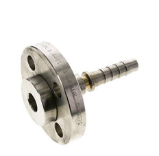 13x25 mm Edelstahl 1.4401 Schlauchsäule mit drehbarem Flansch PN 10/16/25/40 DIN EN 14423 / DIN 2826