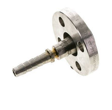 13x25 mm Edelstahl 1.4401 Schlauchsäule mit drehbarem Flansch PN 10/16/25/40 DIN EN 14423 / DIN 2826