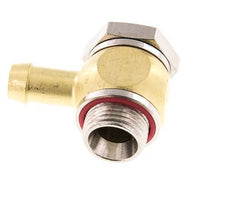 9 mm (3/8'') & G3/8'' Messingbogen Schlauchbolzen mit Außengewinde Elastomer drehbar