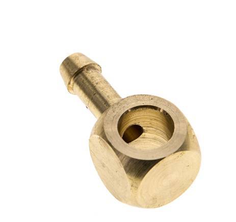 6 mm (1/4'') & G1/8'' Messing Banjo Fitting mit Schlauchbolzen [2 Stück]