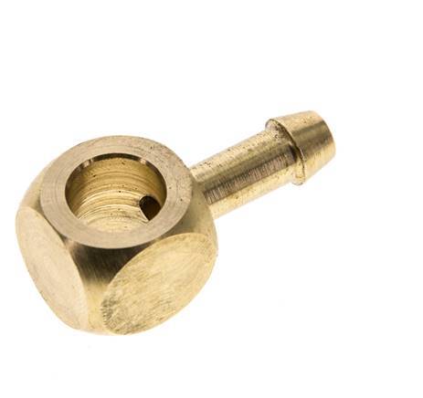 6 mm (1/4'') & G1/8'' Messing Banjo Fitting mit Schlauchbolzen [2 Stück]