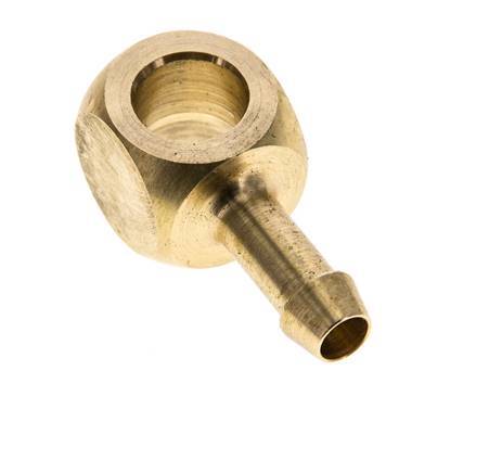 6 mm (1/4'') & G1/8'' Messing Banjo Fitting mit Schlauchbolzen [2 Stück]
