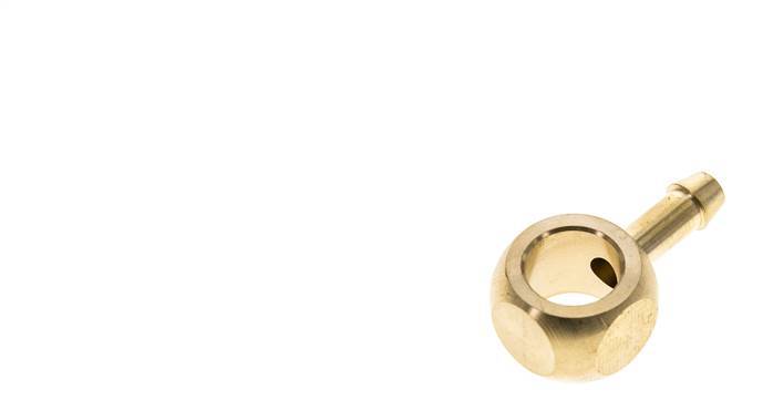 6 mm (1/4'') & G1/4'' Messing Banjo Fitting mit Schlauchbolzen [2 Stück]