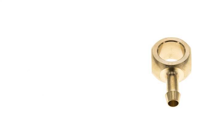 6 mm (1/4'') & G1/4'' Messing Banjo Fitting mit Schlauchbolzen [2 Stück]