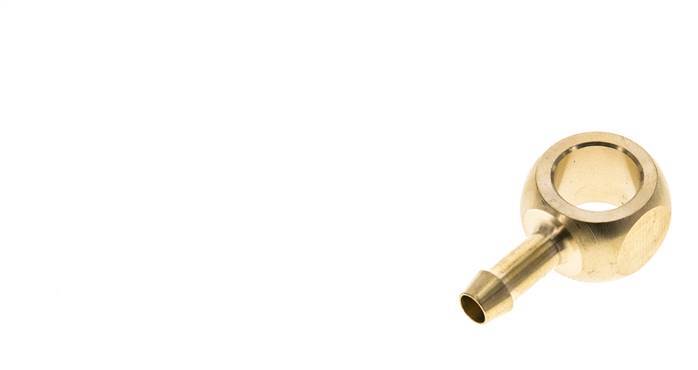 6 mm (1/4'') & G1/4'' Messing Banjo Fitting mit Schlauchbolzen [2 Stück]