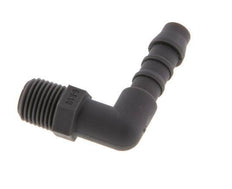 6 mm (1/4'') & R1/8'' PA 6 Elbow Hose Barb with Male Threads [10 Pieces]