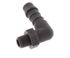 9 mm (3/8'') & R1/8'' PA 6 Schlauchbogen mit Außengewinde [5 Stück]
