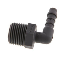 6 mm (1/4'') & R3/8'' PA 6 Elbow Hose Barb with Male Threads [10 Pieces]