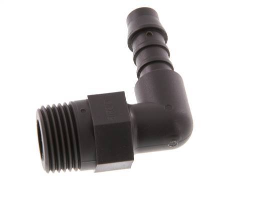 8 mm (5/16'') & R3/8'' PA 6 Schlauchbogen mit Außengewinde [5 Stück]