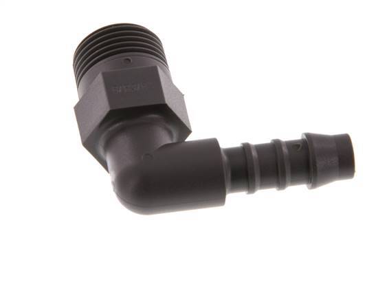 8 mm (5/16'') & R3/8'' PA 6 Schlauchbogen mit Außengewinde [5 Stück]