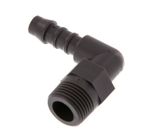 8 mm (5/16'') & R3/8'' PA 6 Schlauchbogen mit Außengewinde [5 Stück]