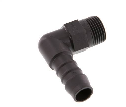 12 mm & R3/8'' PA 6 Schlauchbogen mit Außengewinde [5 Stück]
