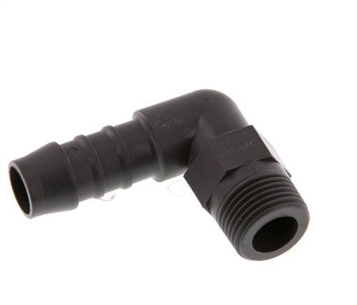 12 mm & R3/8'' PA 6 Schlauchbogen mit Außengewinde [5 Stück]