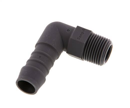 13 mm (1/2'') & R3/8'' PA 6 Schlauchbogen mit Außengewinde [5 Stück]